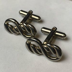 Pair of infinity loop cufflinks !!